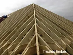 Treated timber